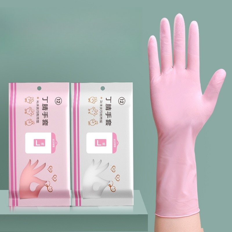 Commercial Kitchen Gloves - 확장형 내구성 일회용 설거지 장갑 니트릴