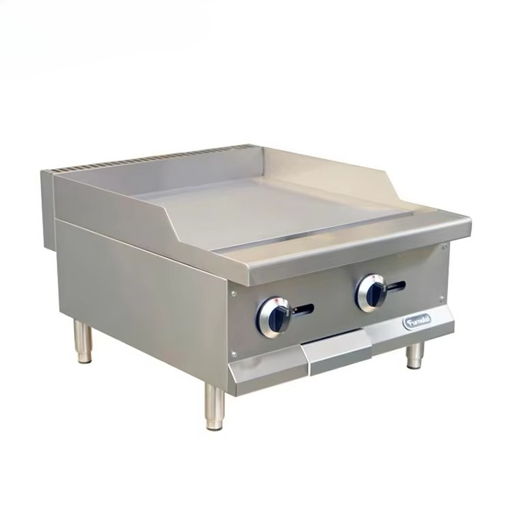 Commercial Kitchen Griddle - 24인치 평판 가스 햄버거 상업용 주방