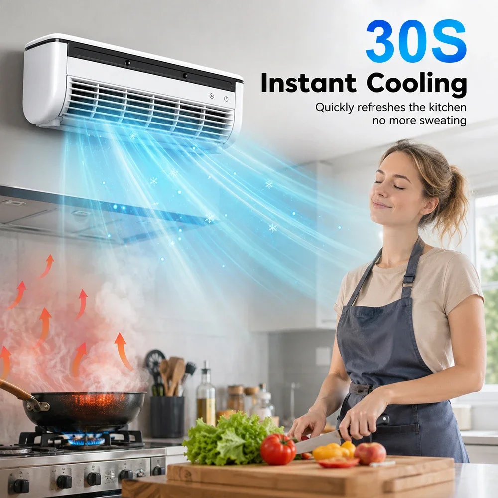 Commercial Kitchen Ventilation - 충전식 증발형 에어쿨러 대용량 테이블&스탠딩 냉풍기,