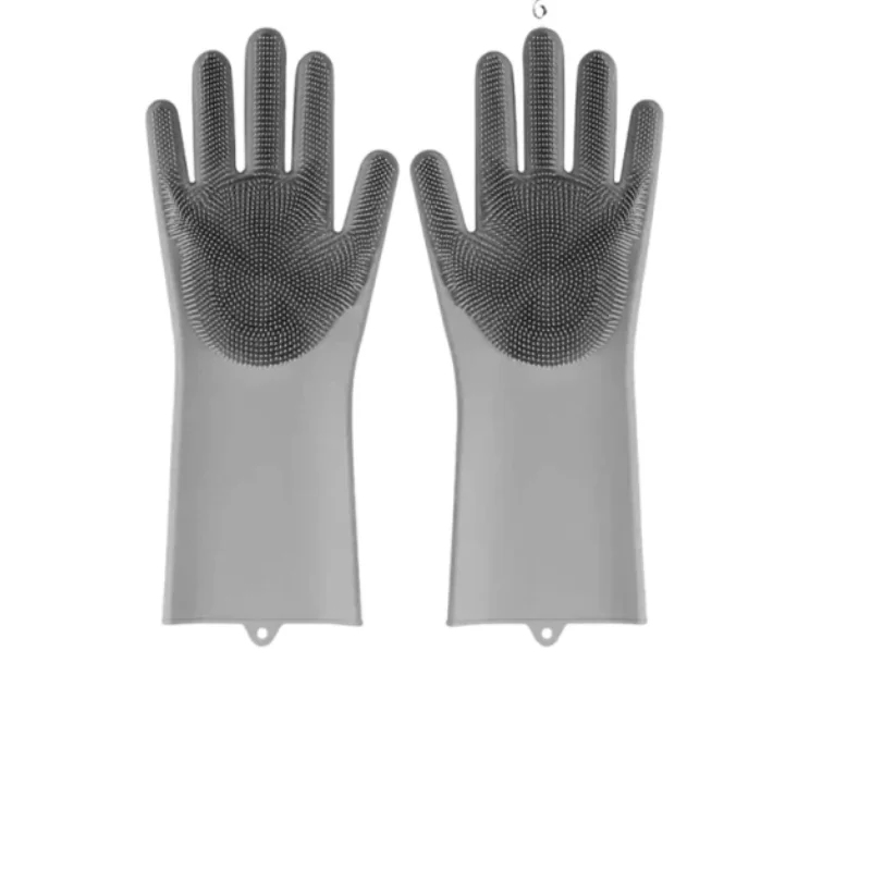 Commercial Kitchen Gloves - 다기능 매직 실리콘 설거지 장갑, 재사용