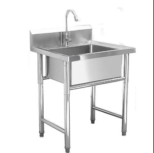 Commercial Kitchen Sink - 스테인리스 스틸 독립형 산업용 싱글 볼