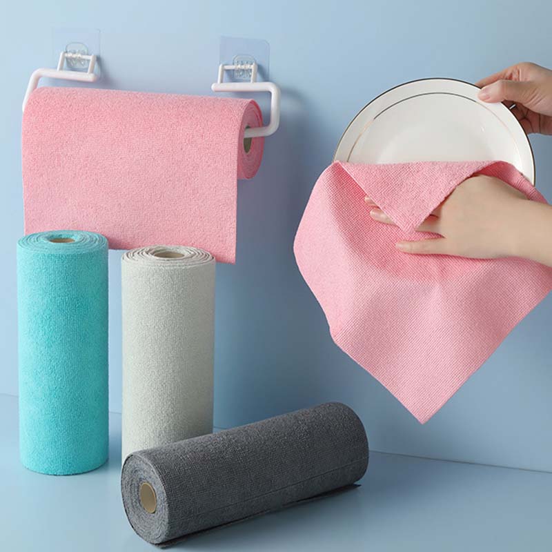 Commercial Kitchen Towels - 극세사 청소용 천 롤, 재사용 가능한
