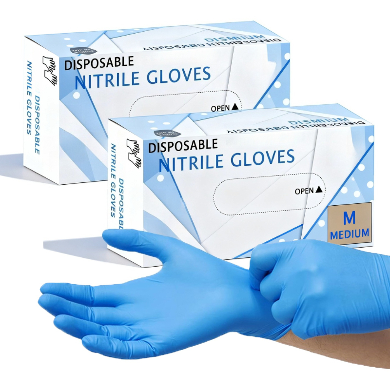 Commercial Kitchen Gloves - 20/50/100PCS 일회용 블루 니트릴 장갑 가정용