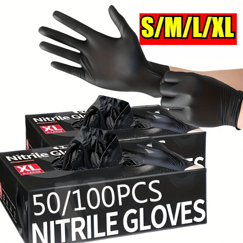 Commercial Kitchen Gloves - 일회용 니트릴 방수 장갑 접시 세척
