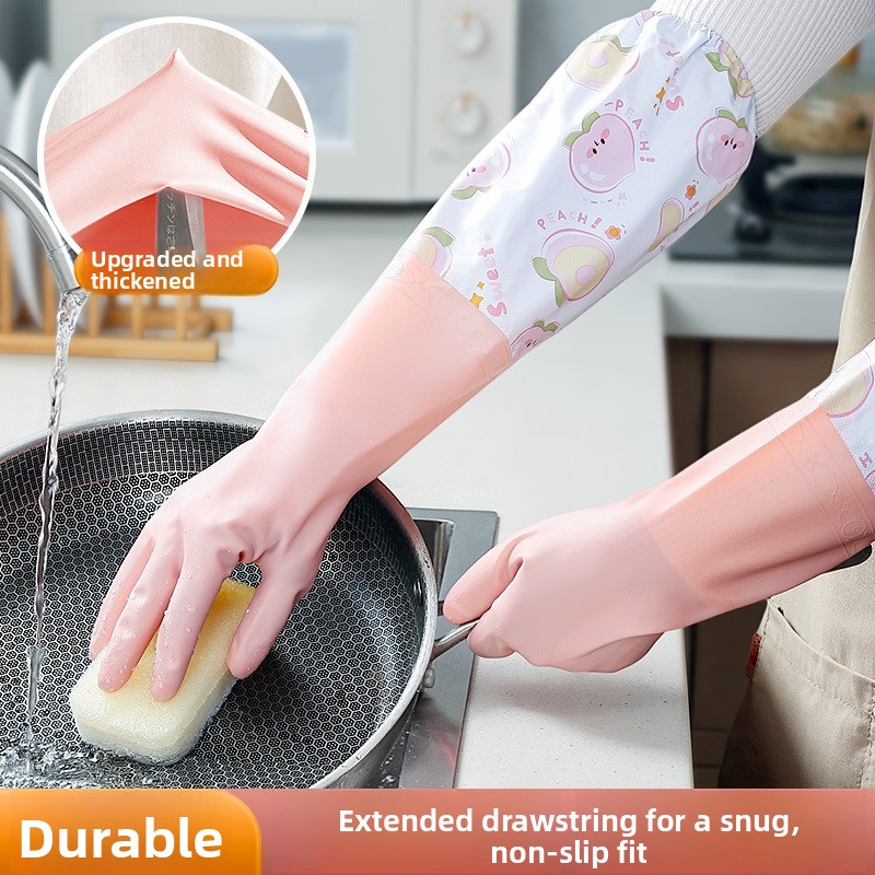 Commercial Kitchen Gloves - 겨울용 따뜻한 방수 설거지 장갑 플리스