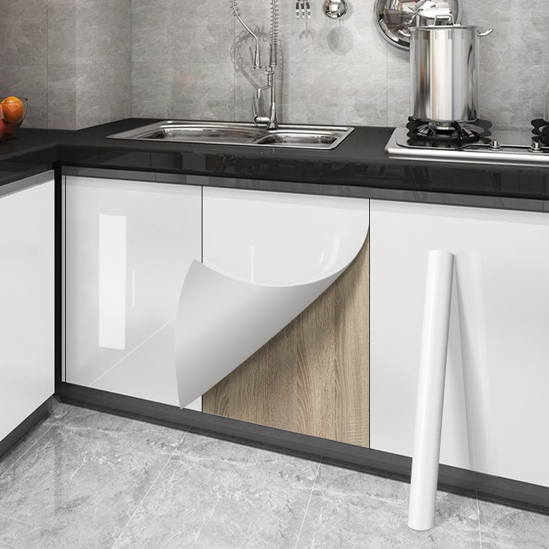 Commercial Kitchen Wall - 페인트 광택 흰색 캐비닛 벽 스티커