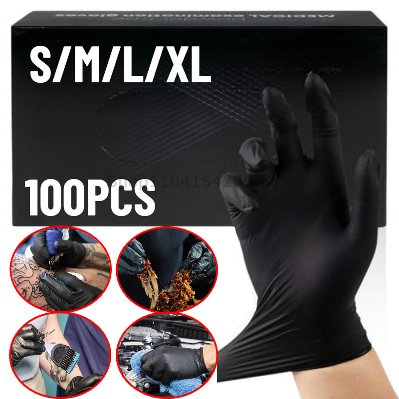 Commercial Kitchen Gloves - 일회용 니트릴 방수 장갑 접시 세척