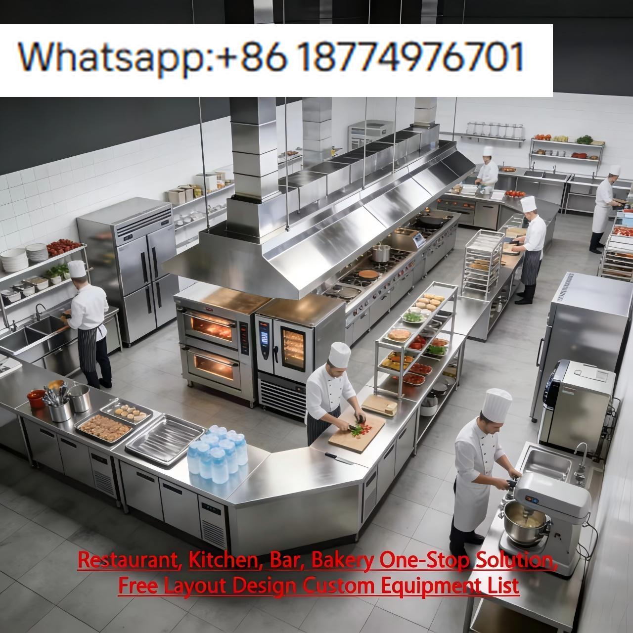 Commercial Kitchen Layouts - KFC 상업용 패스트푸드 장비 세트 주방