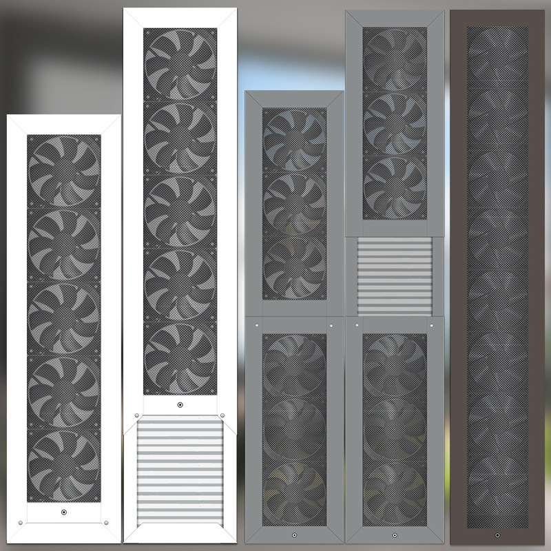 Commercial Kitchen Ventilation - 창문 환풍기 무타공 배기팬 주방 설치