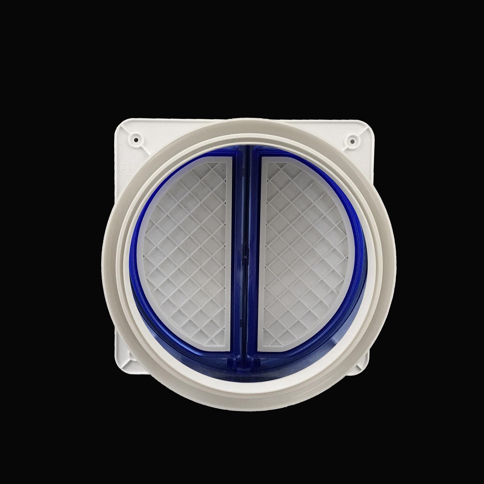 Commercial Kitchen Ventilation - 플랜지 덕트 레인지 후드용 백드로프트 댐퍼,