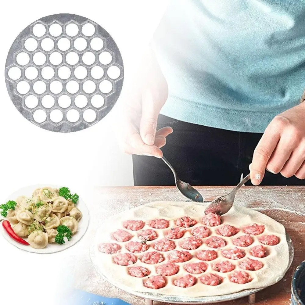 Commercial Kitchen Supplies - 휴대용 알루미늄 만두 틀 37구 라비올리