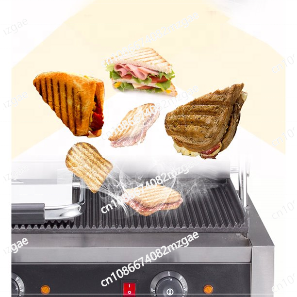 Commercial Kitchen Griddle - 상업용 전기 파니니 그릴 기계, 호텔