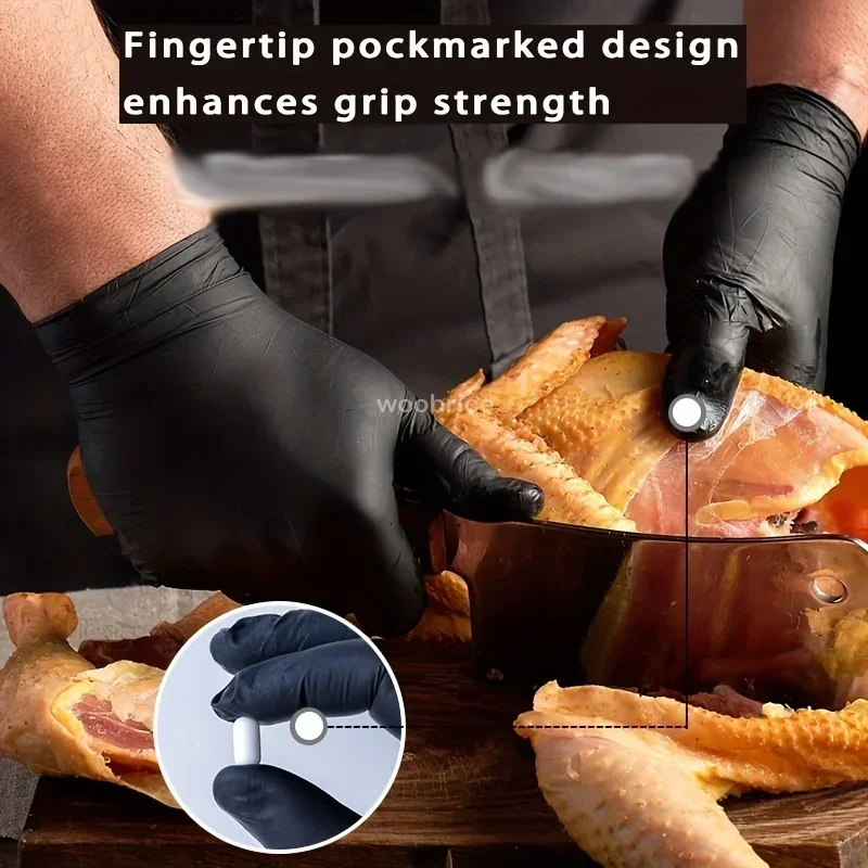 일회용 니트릴 방수 장갑 접시 세척 주방 가정용 장갑  - Commercial Kitchen Gloves 리뷰 및 가격