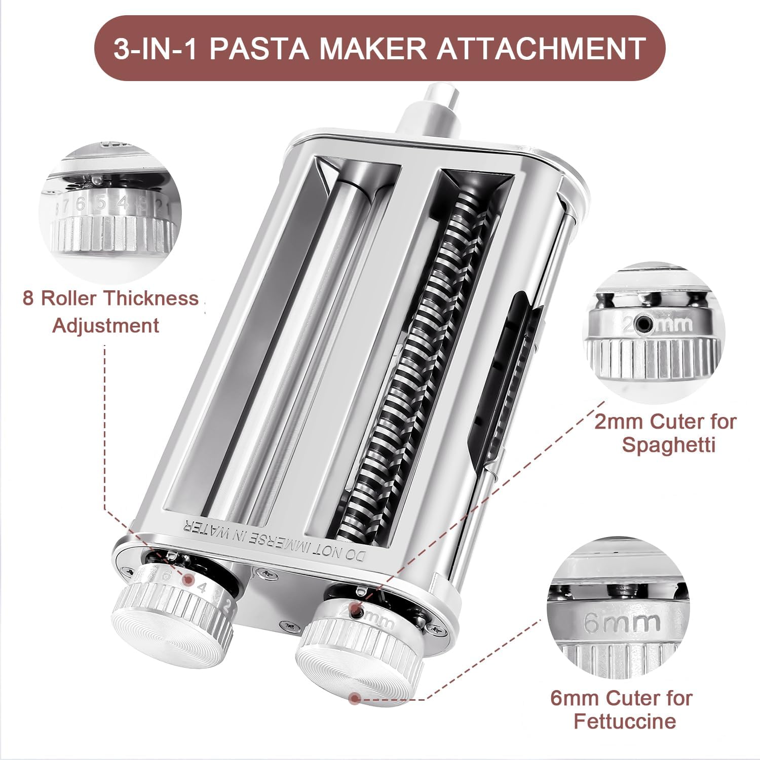 키친에이드 믹서 3-in-1 파스타 롤러 커터 부착물, - Commercial Kitchen Supplies 리뷰 및 가격
