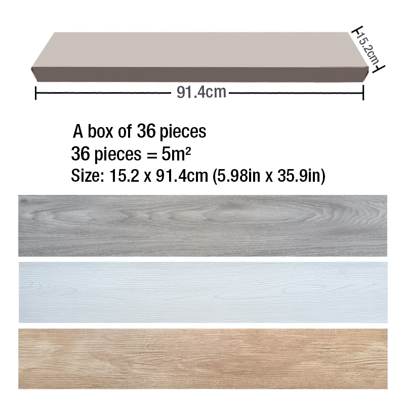 36pc PVC 자체 접착 나뭇결 바닥 벽 스티커 현대 - Commercial Kitchen Wall 리뷰 및 가격