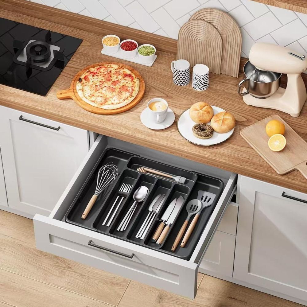 조절 가능한 수저 서랍 정리함 확장형 공간 절약 주방  - Commercial Kitchen Supplies 리뷰 및 가격