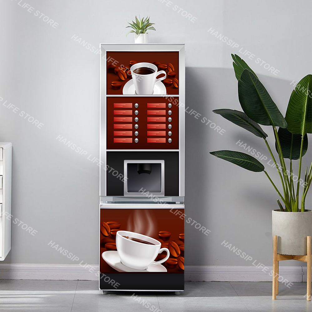 레트로 휴대폰 부스 프린트 냉장고 문짝 패널 데칼, 방 - Commercial Kitchen Wall 리뷰 및 가격