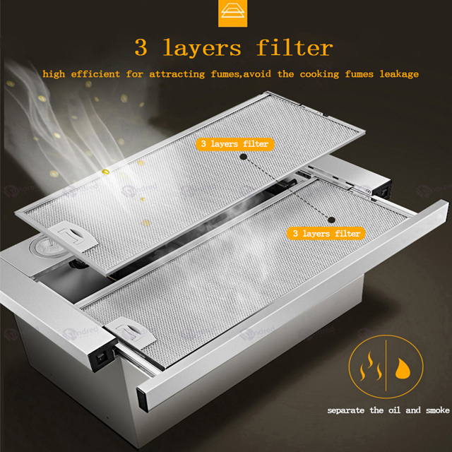 빌트인 쿠커 후드 스테인리스 스틸 60cm 텔레스코픽  - Commercial Kitchen Chimney 리뷰 및 가격