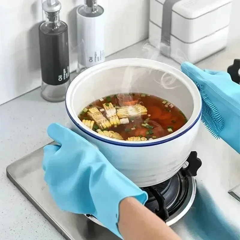 다기능 매직 실리콘 설거지 장갑, 재사용 가능한 주방  - Commercial Kitchen Gloves 리뷰 및 가격