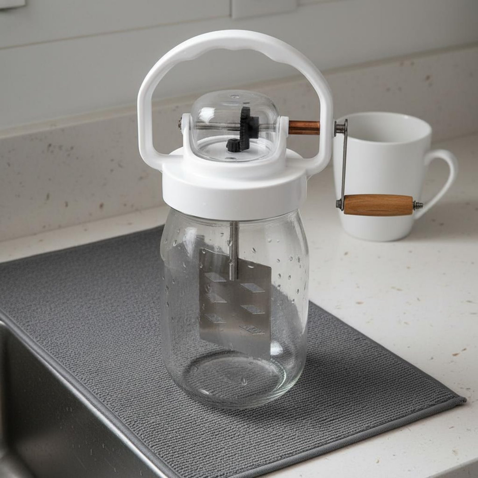 수동 버터 제조기, 세척이 간편한 핸드 크랭크 버터 제 - Commercial Kitchen Supplies 리뷰 및 가격