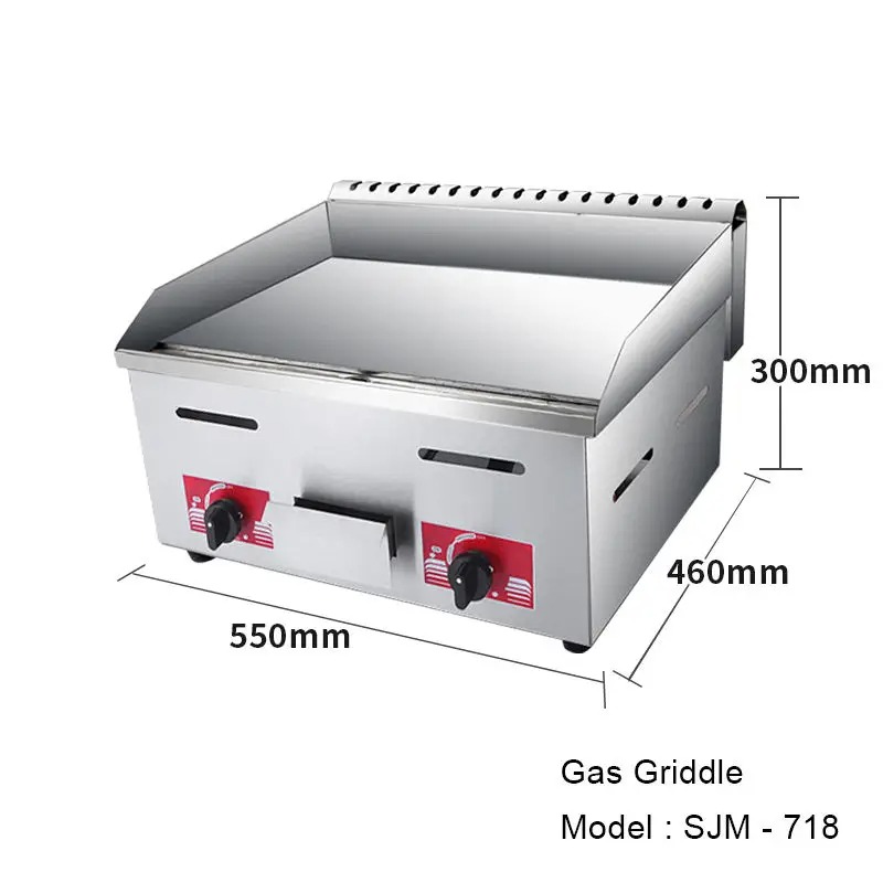 패스트푸드 레스토랑 주방 스테인리스 스틸 카운터탑 그리 - Commercial Kitchen Griddle 리뷰 및 가격