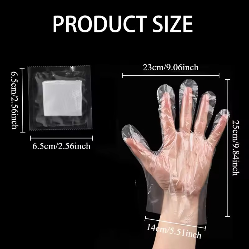 50/100/200PCS 일회용 플라스틱 장갑 일상 생 - Commercial Kitchen Supplies 리뷰 및 가격