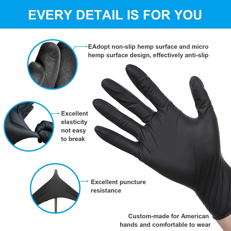 일회용 니트릴 방수 장갑 접시 세척 주방 가정용 장갑  - Commercial Kitchen Gloves 리뷰 및 가격