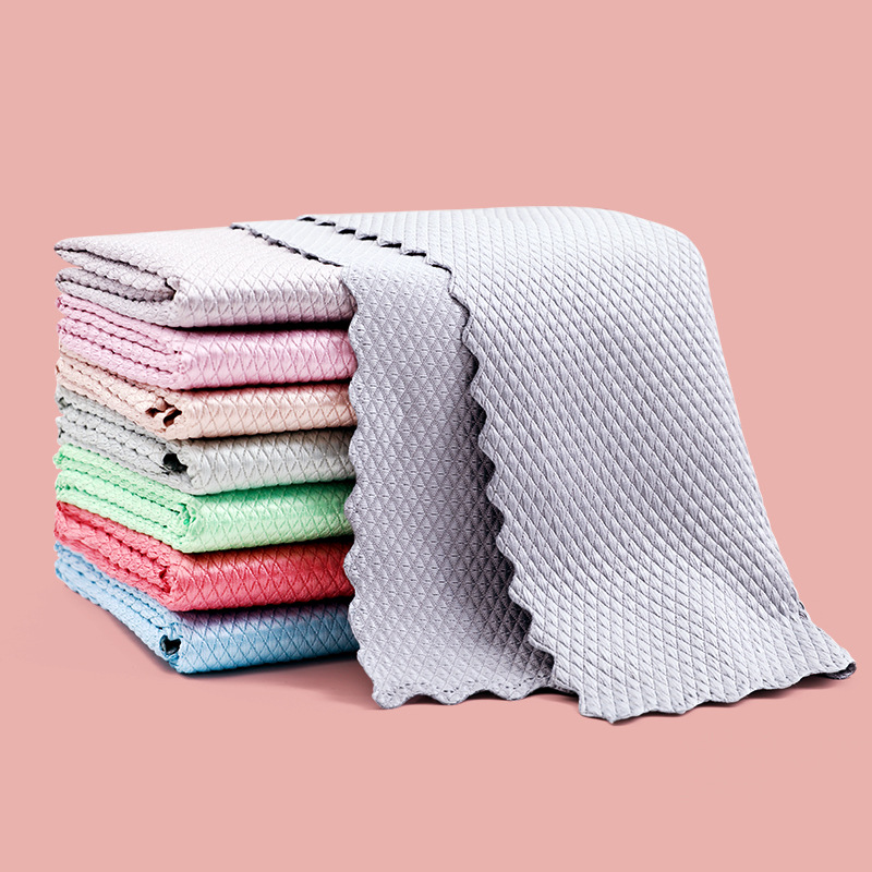5 개 가정용 청소 제품 천으로 물고기 규모 유리 용  - Commercial Kitchen Towels 리뷰 및 가격