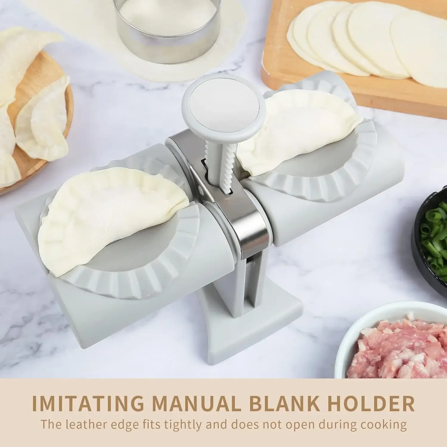 자동 만두 제조기 몰드 머신, 가정용 프레스 더블 헤드 - Commercial Kitchen Supplies 리뷰 및 가격