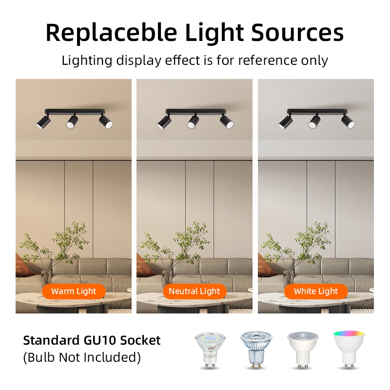 GU10 LED 트랙 조명 스포트라이트 110-220V - Commercial Kitchen Ceiling 리뷰 및 가격