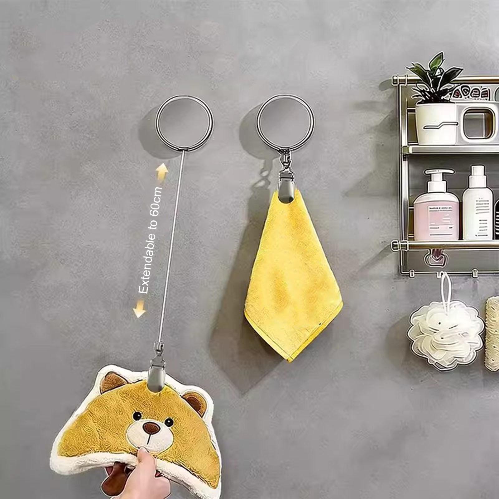 1개 드릴 필요 없는 자가 접착식 자동 개폐 타월 걸이 - Commercial Kitchen Towels 리뷰 및 가격