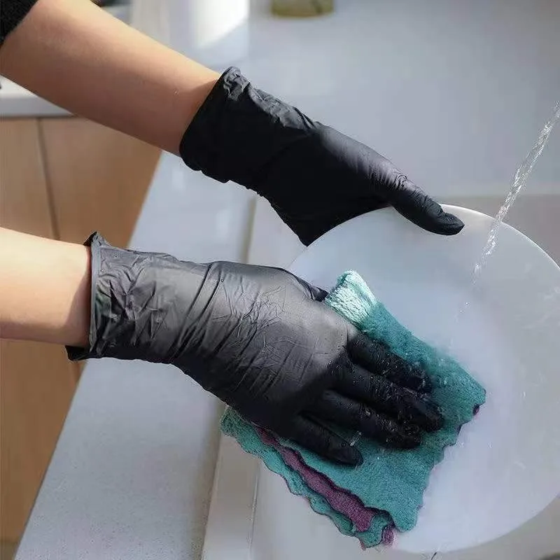 일회용 니트릴 방수 장갑 접시 세척 주방 가정용 장갑  - Commercial Kitchen Gloves 리뷰 및 가격