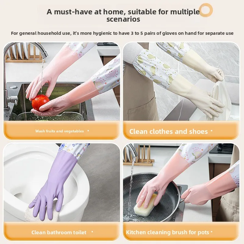 겨울용 따뜻한 방수 설거지 장갑 플리스 안감 두꺼운 고 - Commercial Kitchen Gloves 리뷰 및 가격