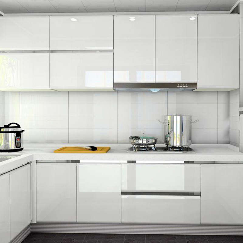 페인트 광택 흰색 캐비닛 벽 스티커 오래된 가구 데칼  - Commercial Kitchen Wall 리뷰 및 가격