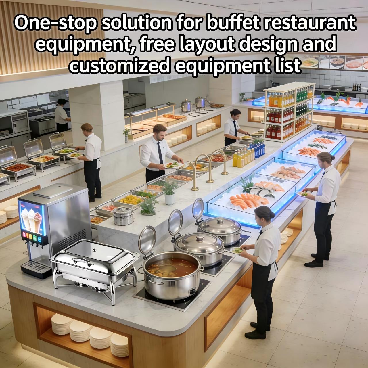 KFC 상업용 패스트푸드 장비 세트 주방 레이아웃 디자 - Commercial Kitchen Layouts 리뷰 및 가격
