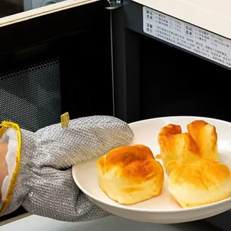 1/2PCS 실버 장갑 가사 청소 장갑 일상 생활에 적 - Commercial Kitchen Gloves 리뷰 및 가격