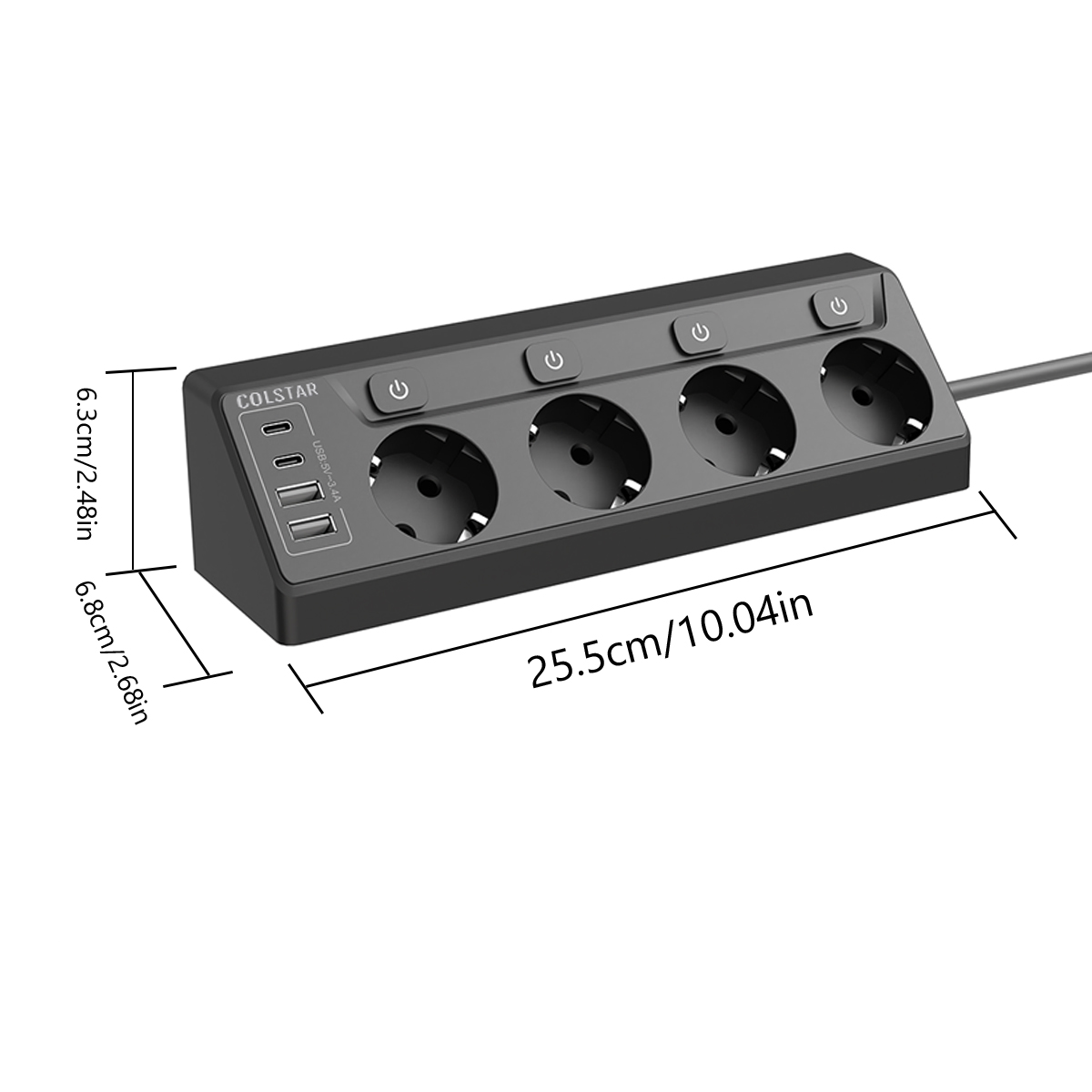 멀티탭 멀티 플러그 4 소켓, 4USB 포트 고속 충전 - Commercial Kitchen In Residential Home 리뷰 및 가격